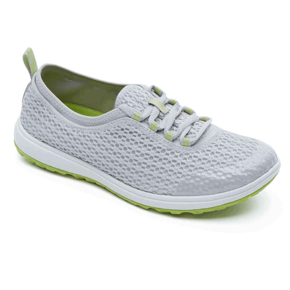 Rockport Singapore Womens Sneakers - WALK360 Washable Laceup Grey - TQ5062943